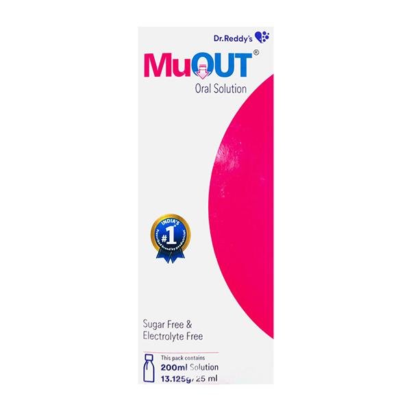 MUOUT SUGAR FREE & ELECTROLYTE FREE Oral Solution 200ml