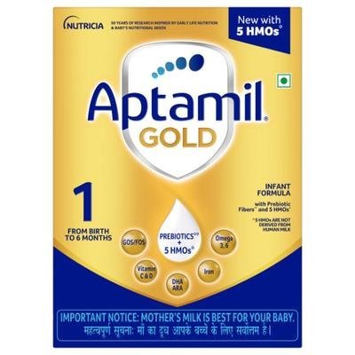 Aptamil Gold Stage 1 (Upto 6 Months) Powder (Refill Pack) 400 gm