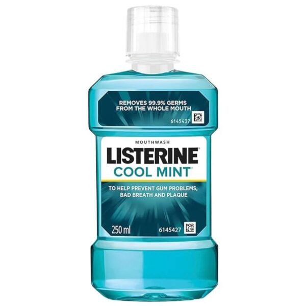 Listerine Cool Mint Mouthwash, 250 ml