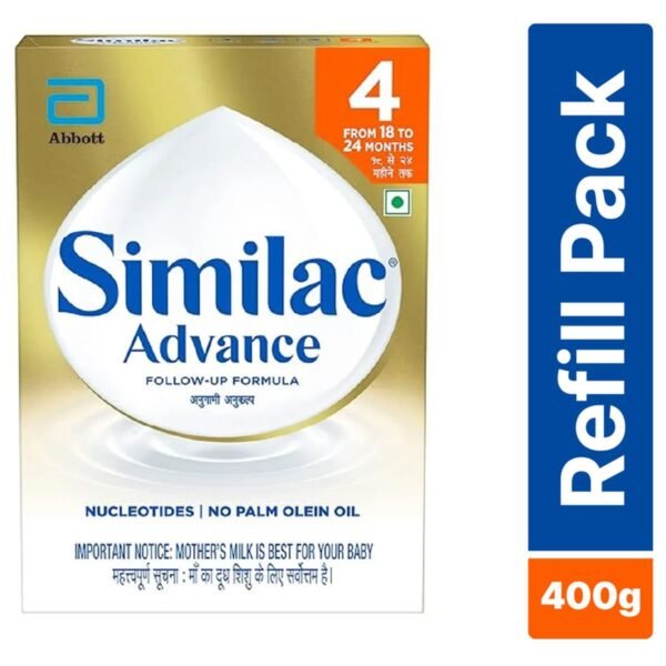 Similac Advance Follow-Up Formula Stage 4 Powder (18 to 24 months), 400 gm Refill Pack