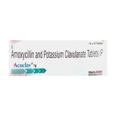 ACUCLAV 1g Tablet 10's
