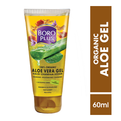 Boro Plus Body Gel - Aloe Vera with Haldi, Chandan & Kesar 60 ml