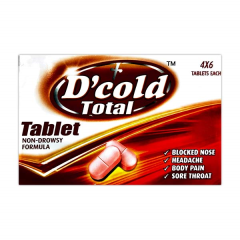D COLD TOTAL Tablet 6's