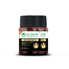 Dr.Vaidya's Shilajit Gold Capsule (Pack of 2 x 30's)