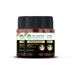 Dr.Vaidya's Shilajit Gold Capsule (Pack of 3 x 30's)