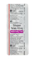 Nextril 100mg Tablet 10'S