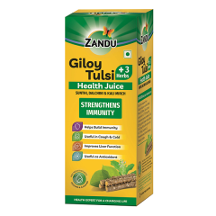 Zandu Giloy Tulsi + 3 Herbs Health Juice 1 litre