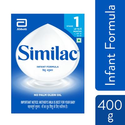 Similac Infant Formula Stage 1 Powder - Refill Pack 400 gm