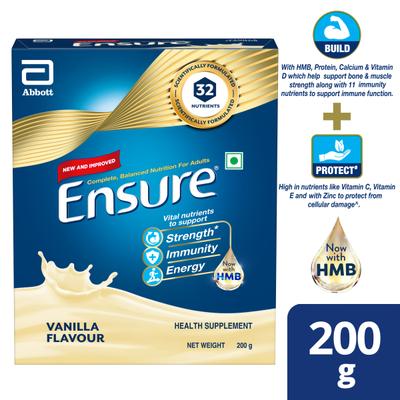 Ensure Powder - Vanilla Flavour 200 gm (Refill Pack)