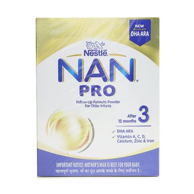 Nestle Nan Pro 3 (12 Months+) Powder 400 gm (Refill Pack)