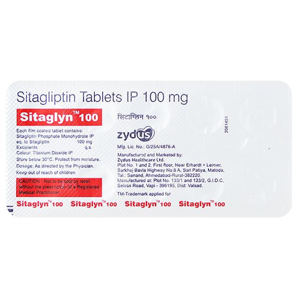 SITAGLYN 100 Tablet 10's