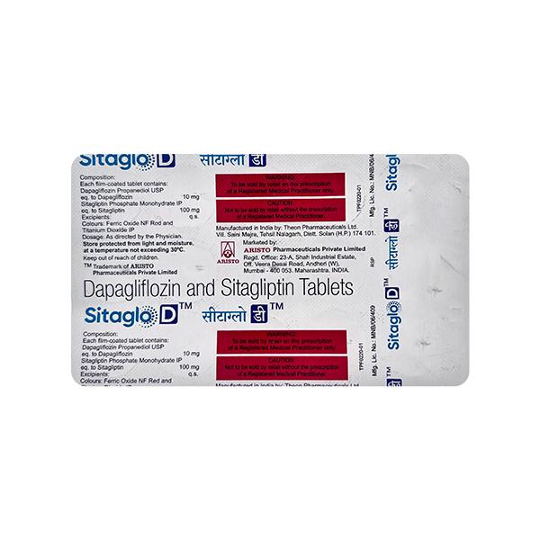 SITAGLO D Tablet 15's