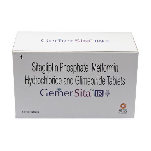 GEMER SITA IR 50/500/1 Tablet 10's