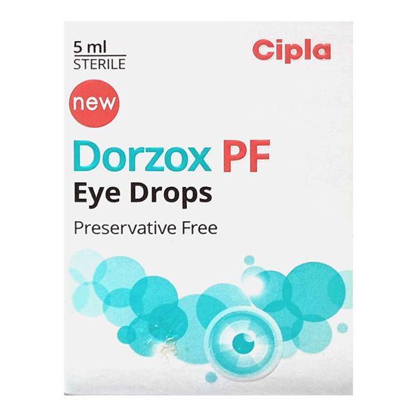 DORZOX PF NEW PRESERVATIVE FREE Eye Drops 5ml