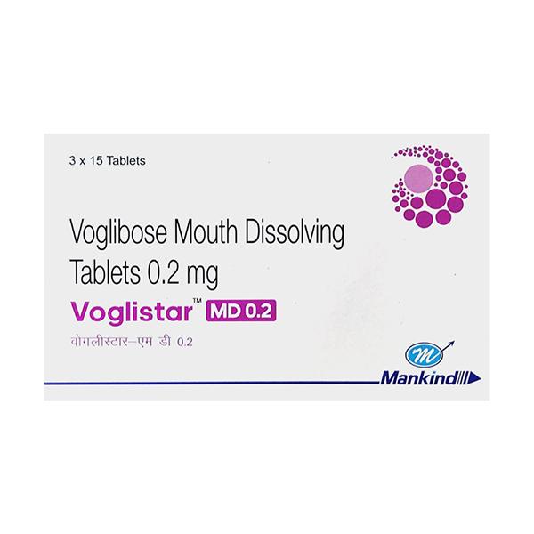 VOGLISTAR MD 0.2 Tablet 15's