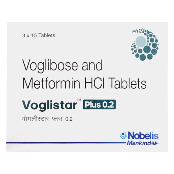 VOGLISTAR PLUS 0.2 Tablet 15's