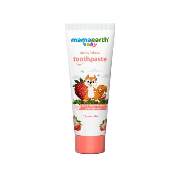 100% Natural Berry Blast Toothpaste for Kids, 50g