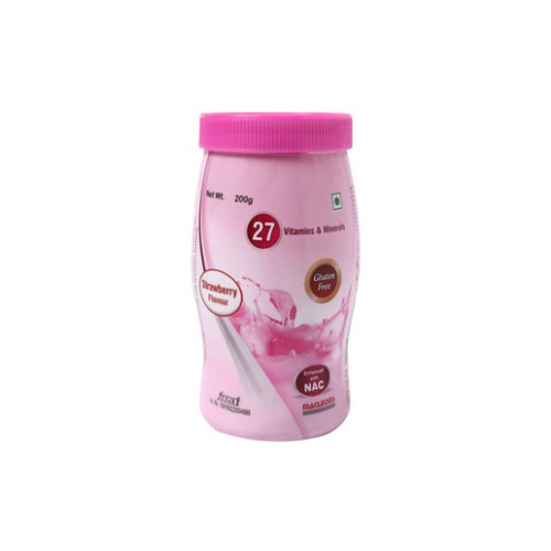 Macprot Resp Strawberry Flavour Powder 200 gm