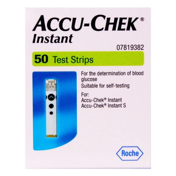 Accu-Chek Instant Blood Glucose Test Strips, 50 Count