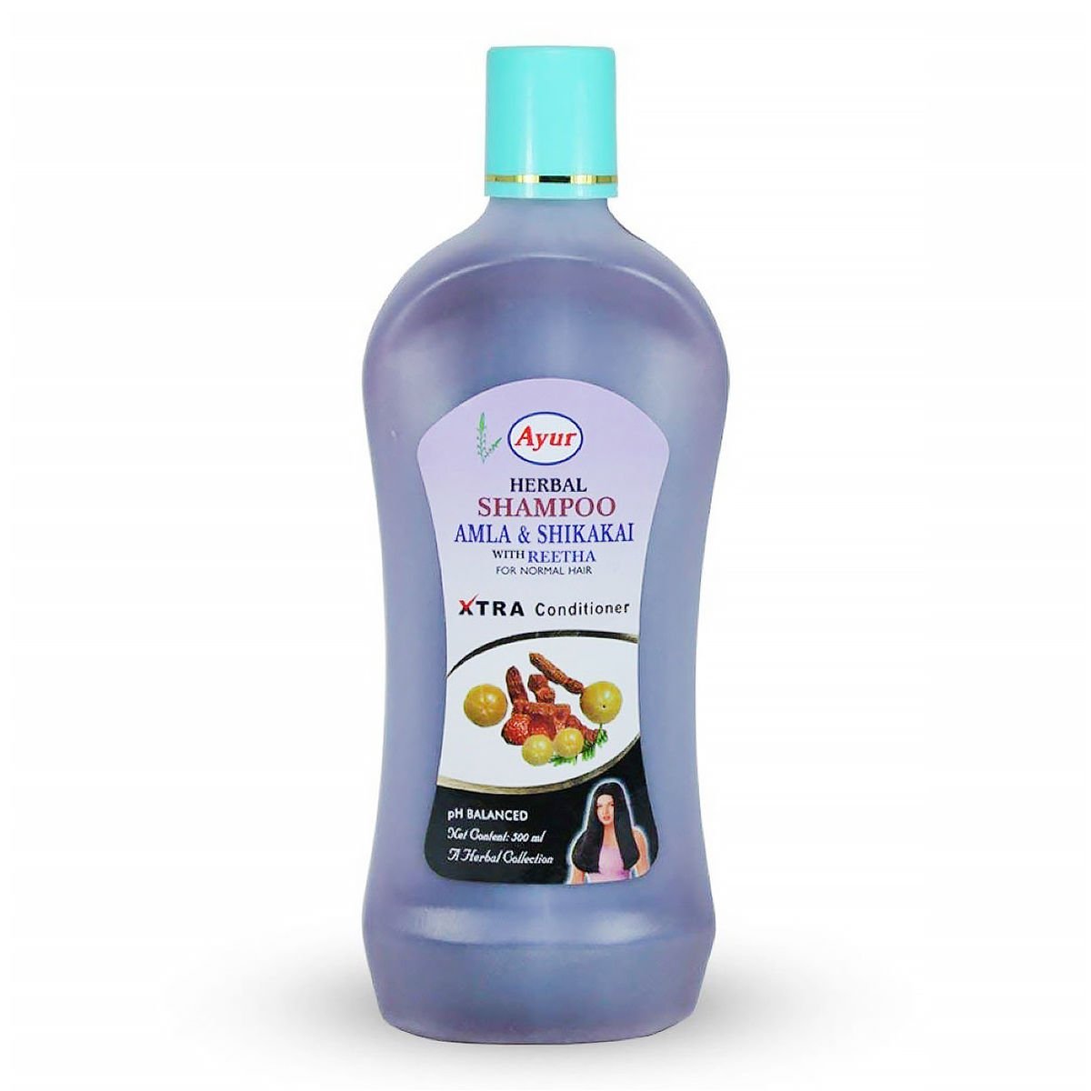 Ayur Herbal Amla & Shikakai With Reetha Shampoo, 200 ml