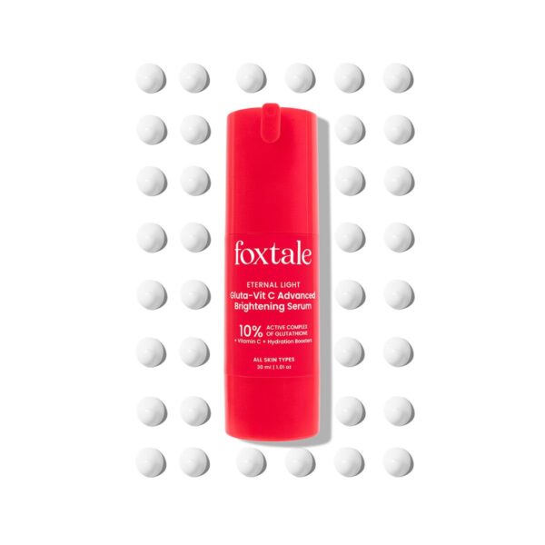 Foxtale 10% Vit C – Gluta Advanced Brightening Serum, 30 ml | Brightens Skin To Reveal An Eternal Glow