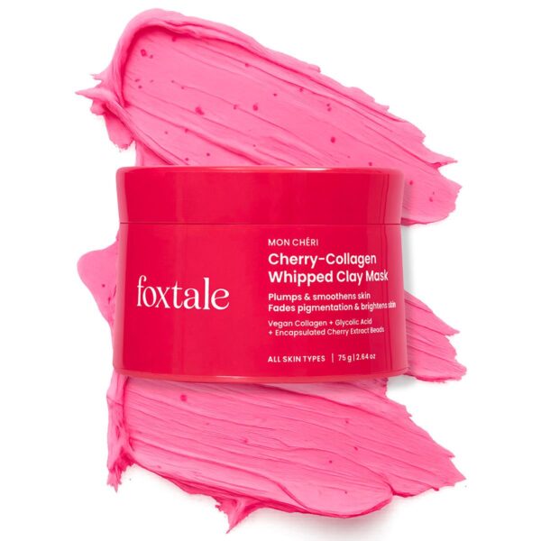 FOXTALE CHERRY-COLLAGEN WHIPPED CLAY MASK 75G