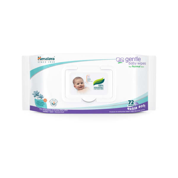 Himalaya gentle baby wipes 72's
