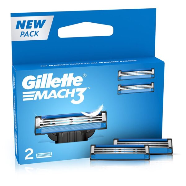 Gillette Mach3 Cartridge, 2 Count