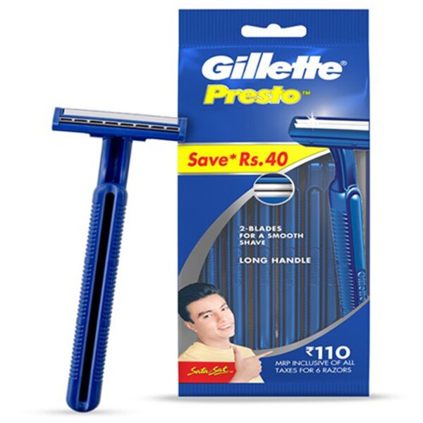 Gillette Presto Razors, 6 Count