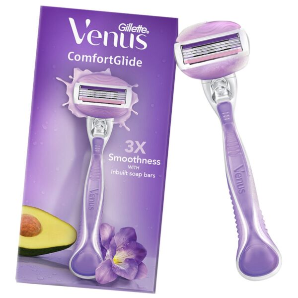 Gillette Venus Comfortglide Hair Removal Razor for Women, 1 Count