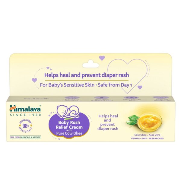Himalaya Baby Rash Relief Cream with Pure Cow Ghee 20g