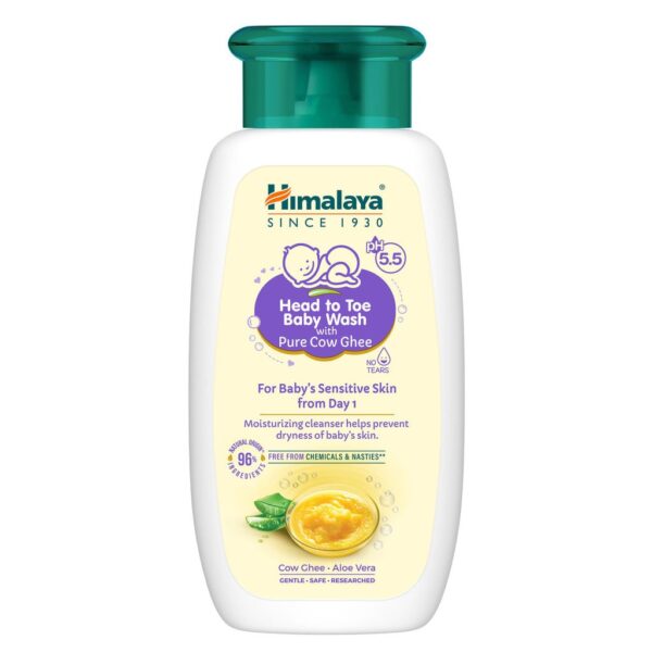 Himalaya Head to Toe Baby Wash with Pure Cow Ghee 400ml