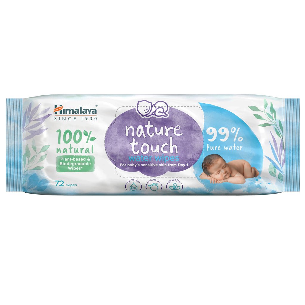 Himalaya Nature Touch Water Wipes 72's