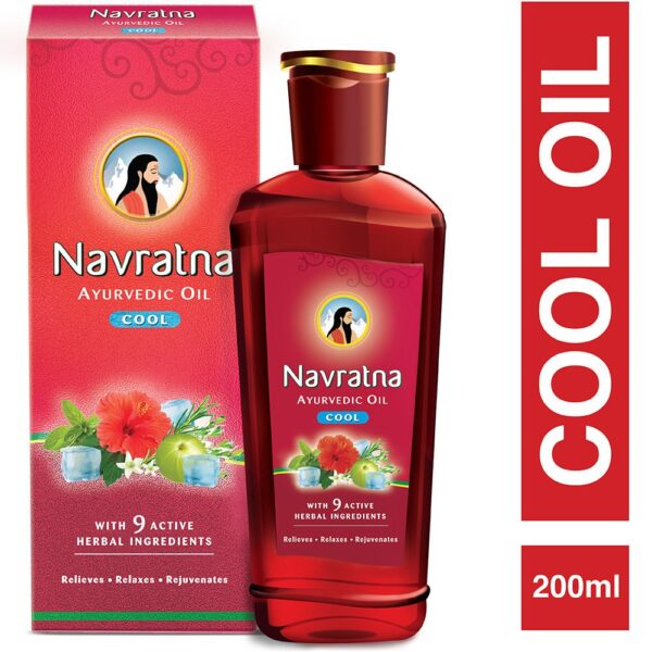 Navratna Ayurvedic Cool Hair Oil, 200 ml
