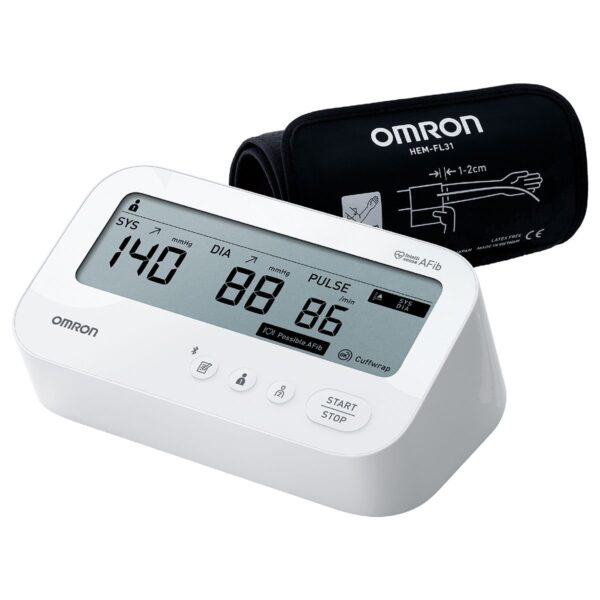 Omron Auto Afib Indicator Bp Monitor Hem-7194T1-Flin, 1 Count