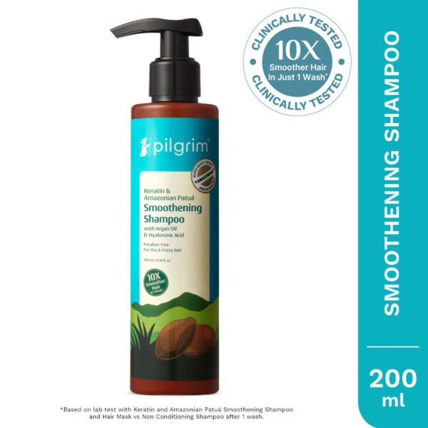 Pilgrim Patua & Keratin Smoothening Shampoo, 200 ml