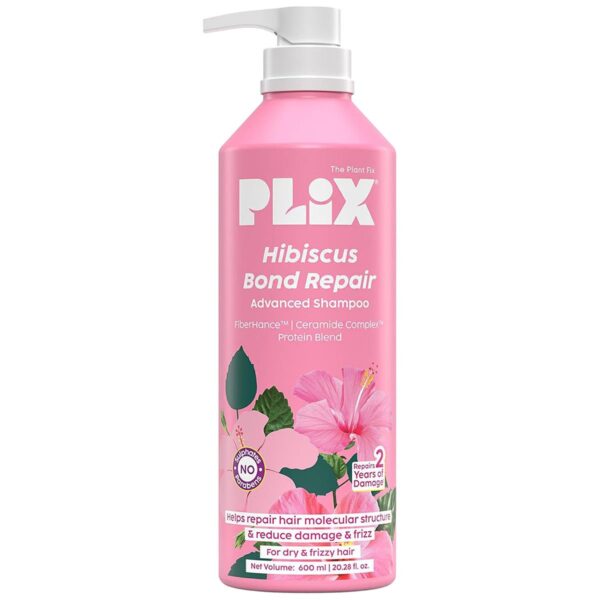 Plix Hibiscus Bond Repair Shampoo, 600 ml