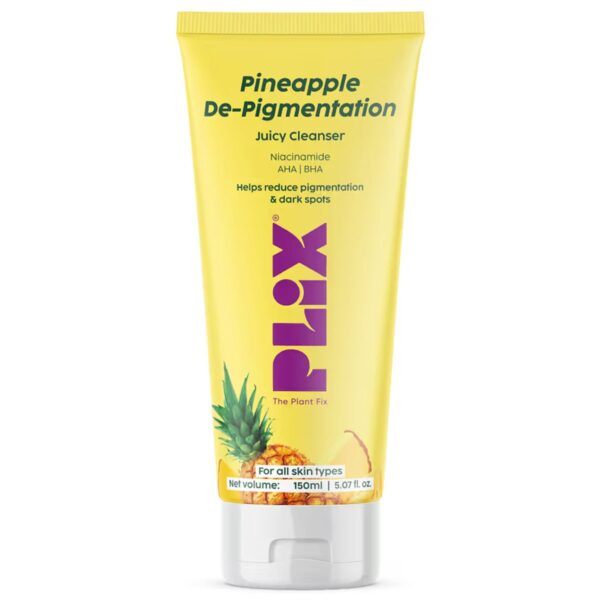 Plix Pineapple De-Pigmentation Juicy Face Wash, 150 ml