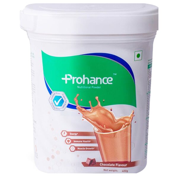 Prohance Chocolate Flavour Nutritional Drink Powder, 400 gm