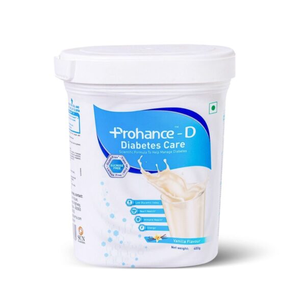 Prohance-D Vanilla Flavour Nutritional Drink Powder, 400 gm