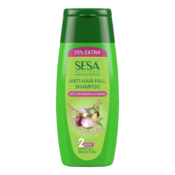 Sesa Ayurvedic Anti-Hair Fall Shampoo with Bhringraj & Onion, 200 ml