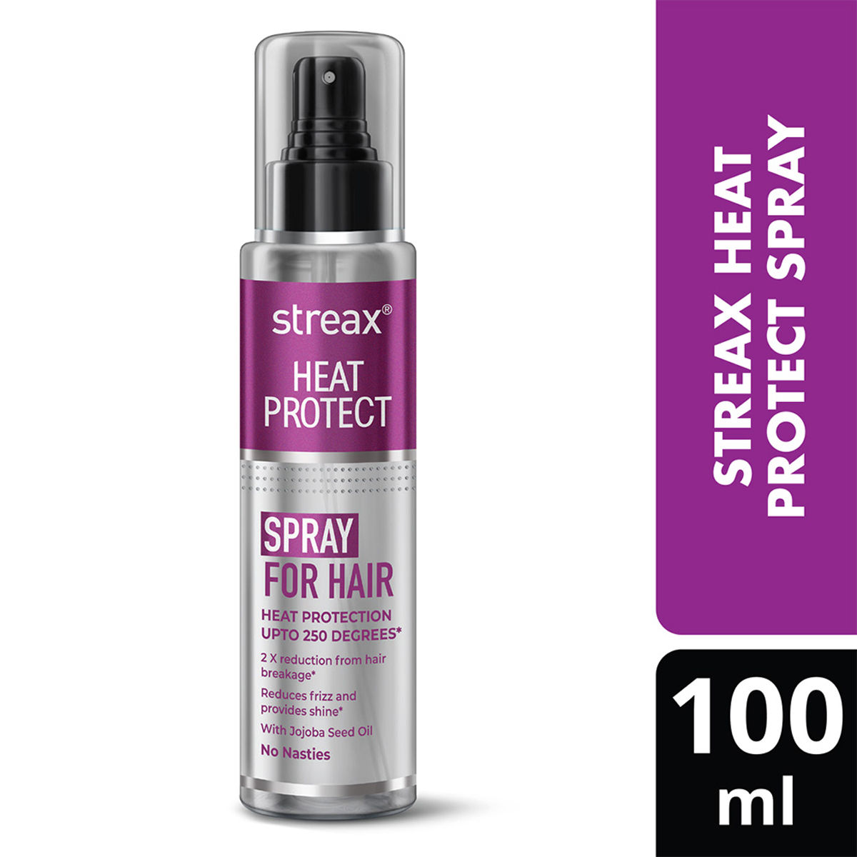 Streax Heat Protect Hair Spray, 100 ml | Hair Styling Spray | Heat Protection