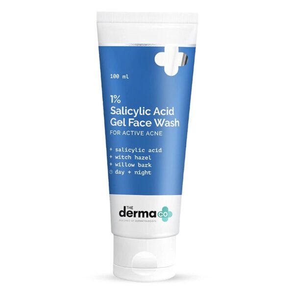 The Derma Co 1% Salicylic Acid Gel Face Wash, 100 ml