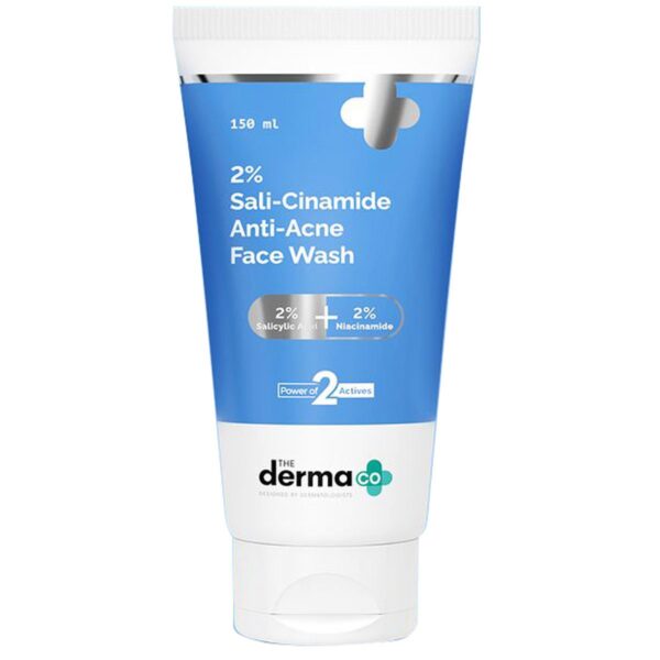 The Derma Co 2% Sali-Cinamide Anti-Acne Face Wash, 150 ml