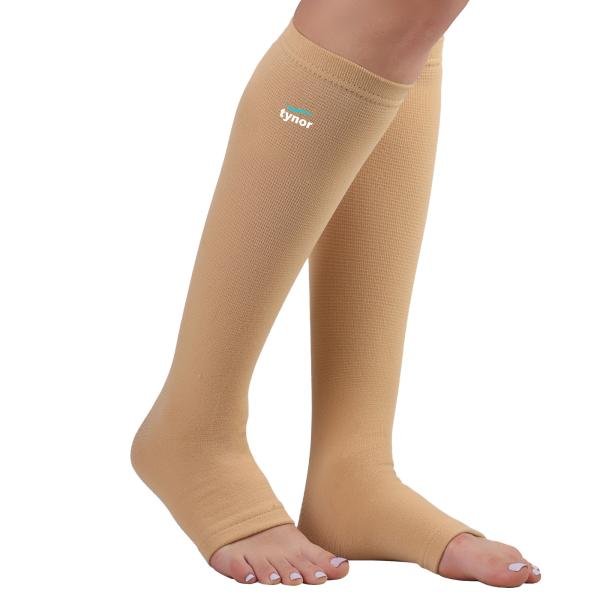 Tynor Compression Stocking Below Knee Classic (Pair) (XL) (I 16)