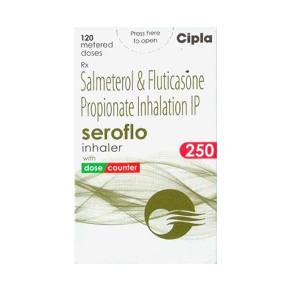 SEROFLO 250 WITH DOSE COUNTER 120md Inhaler 7.2g