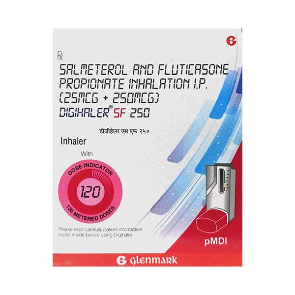 DIGIHALER SF 250 WITH DOSE INDICATOR 120md Inhaler 7.2g