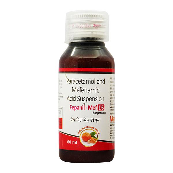 FEPANIL MEF DS Delicious Orange Flavour Suspension 60ml