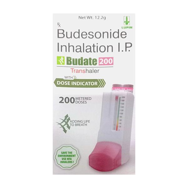 BUDATE 200 WITH DOSE COUNTER 200md Transhaler 12.2g