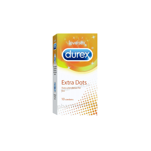 Durex Extra Dots Condoms 10